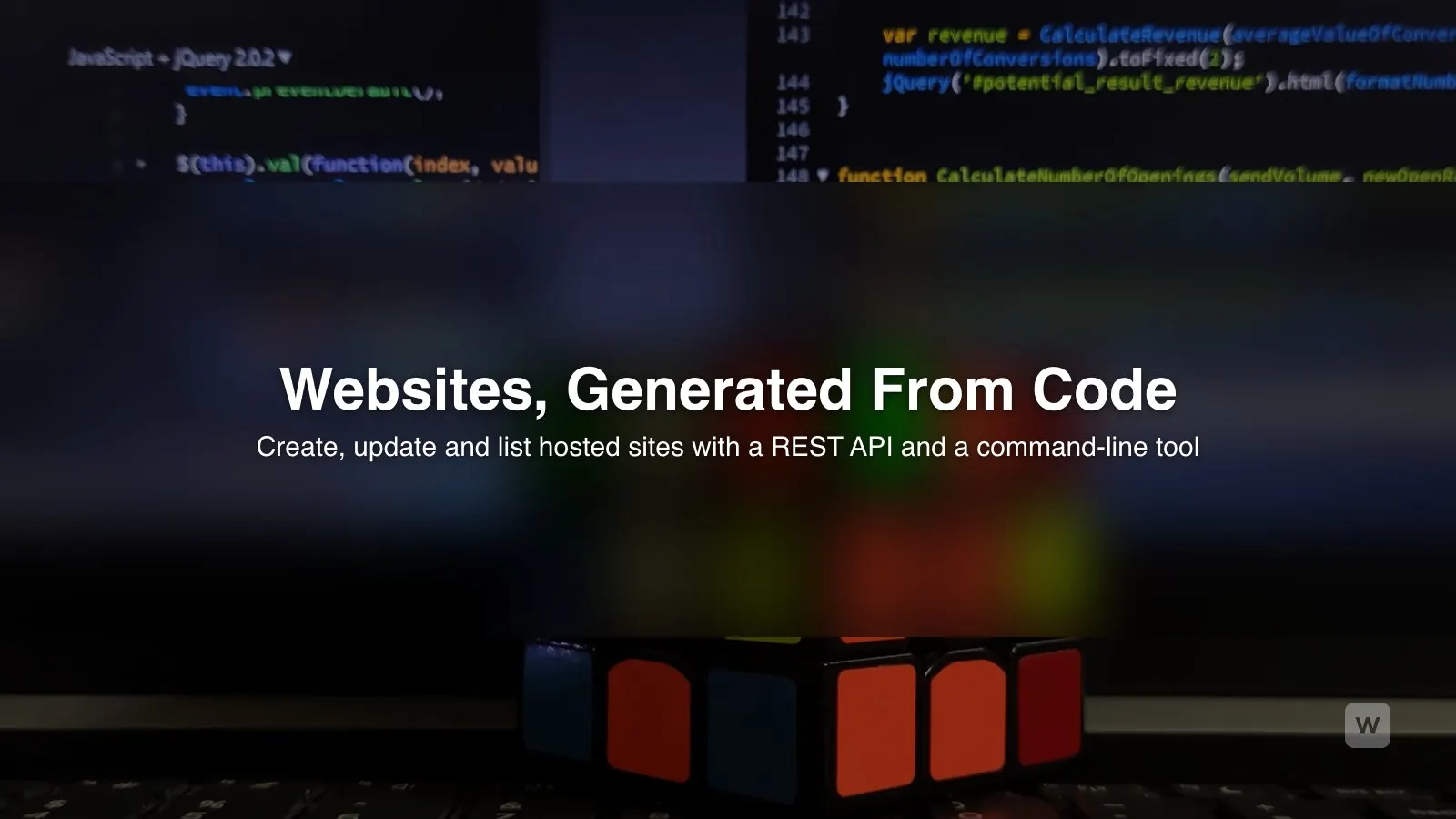 AI Website Builder API: Generate Sites From Code