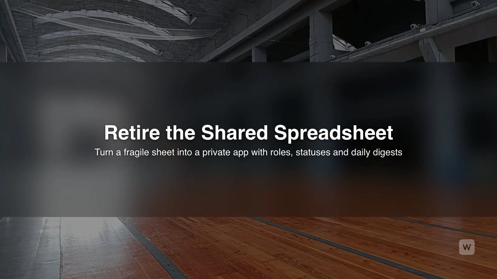 Build Internal Tools With AI: Replace the Spreadsheet