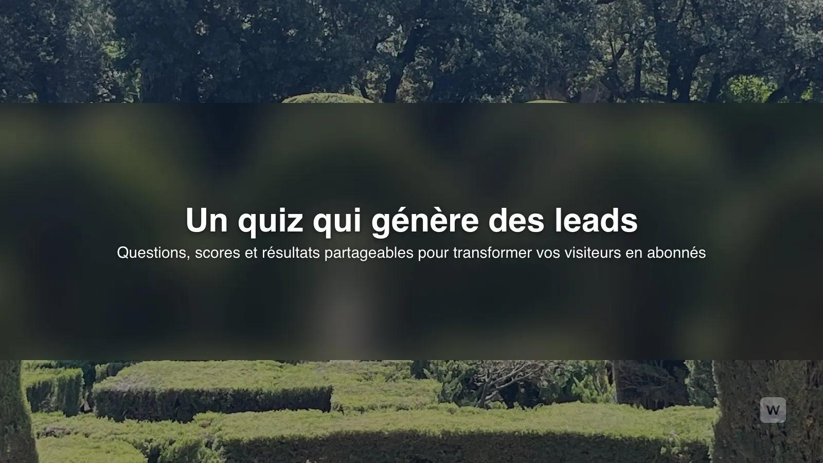 Créer un quiz pour générer des leads avec l'IA