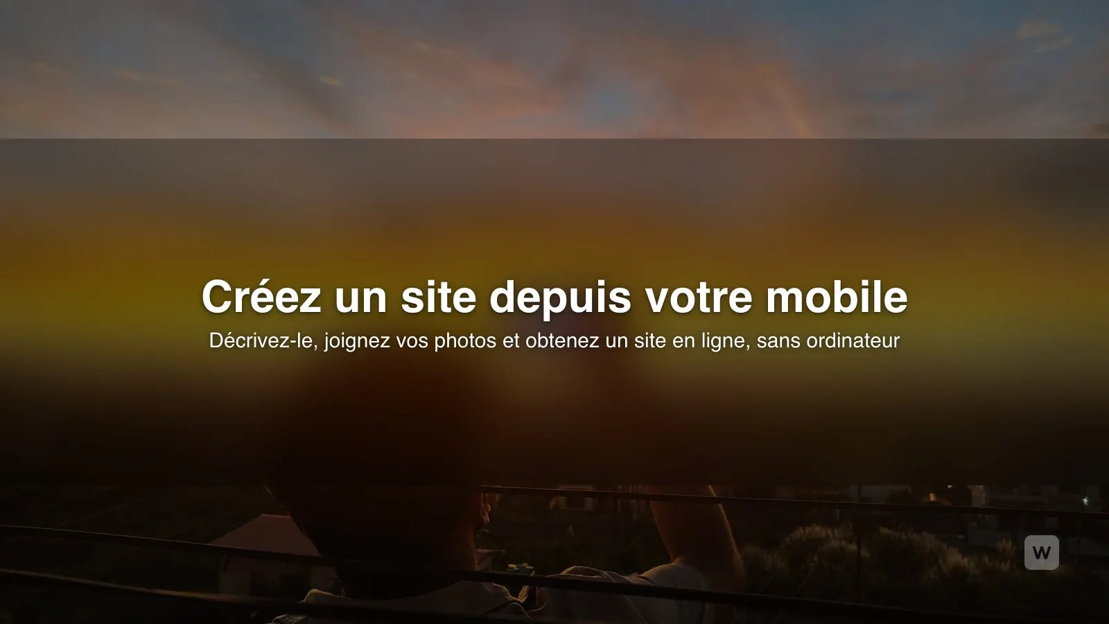 Créer un site sur mobile depuis un iPhone ou un Android