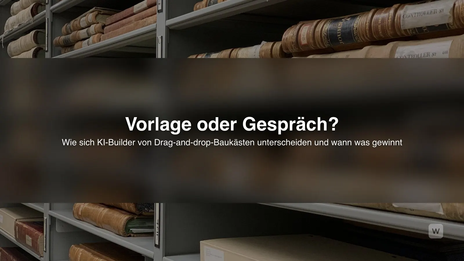 KI-Website-Baukasten vs. klassischer Website-Baukasten