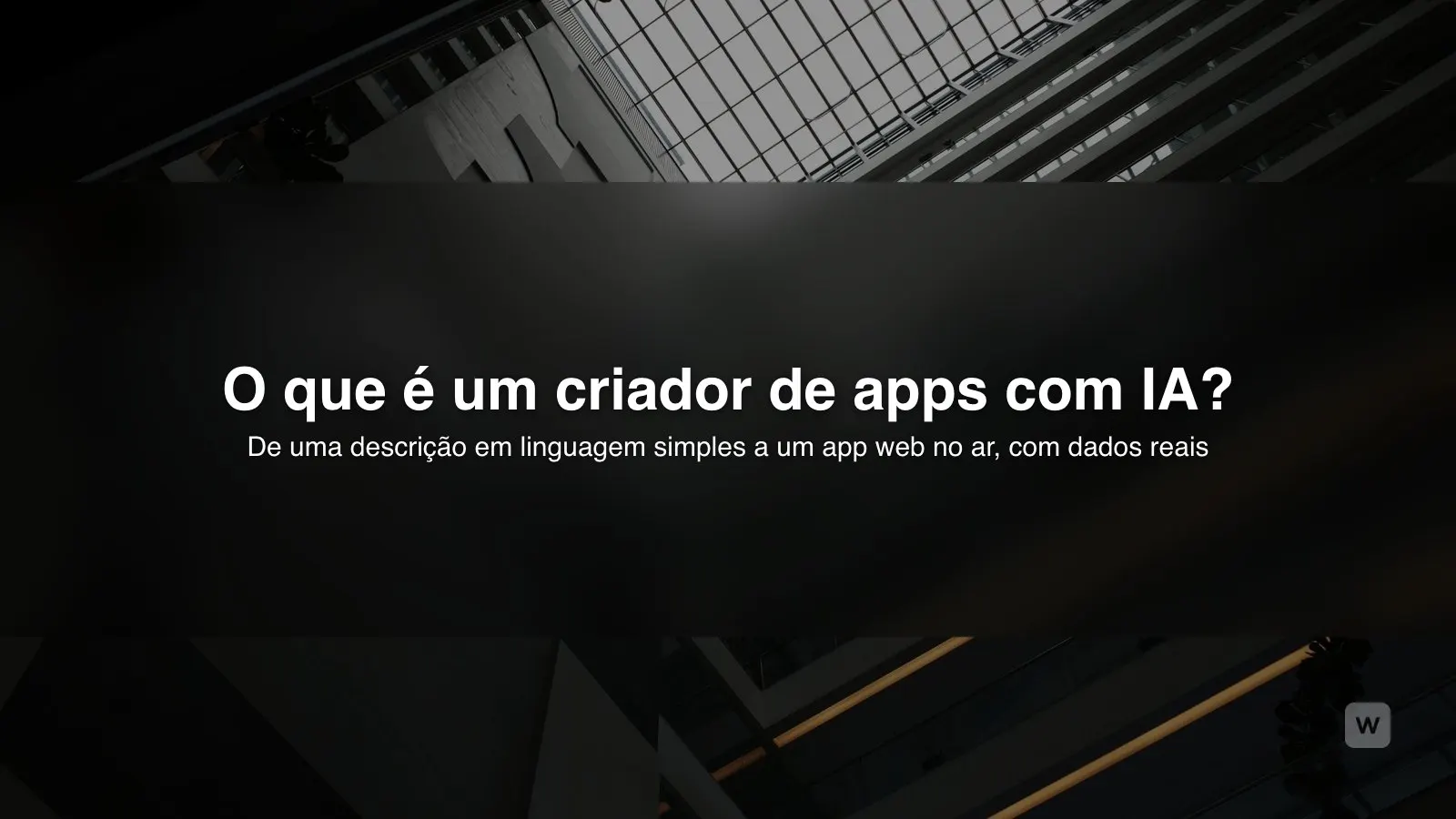 O que é um criador de aplicativos com IA e como funciona