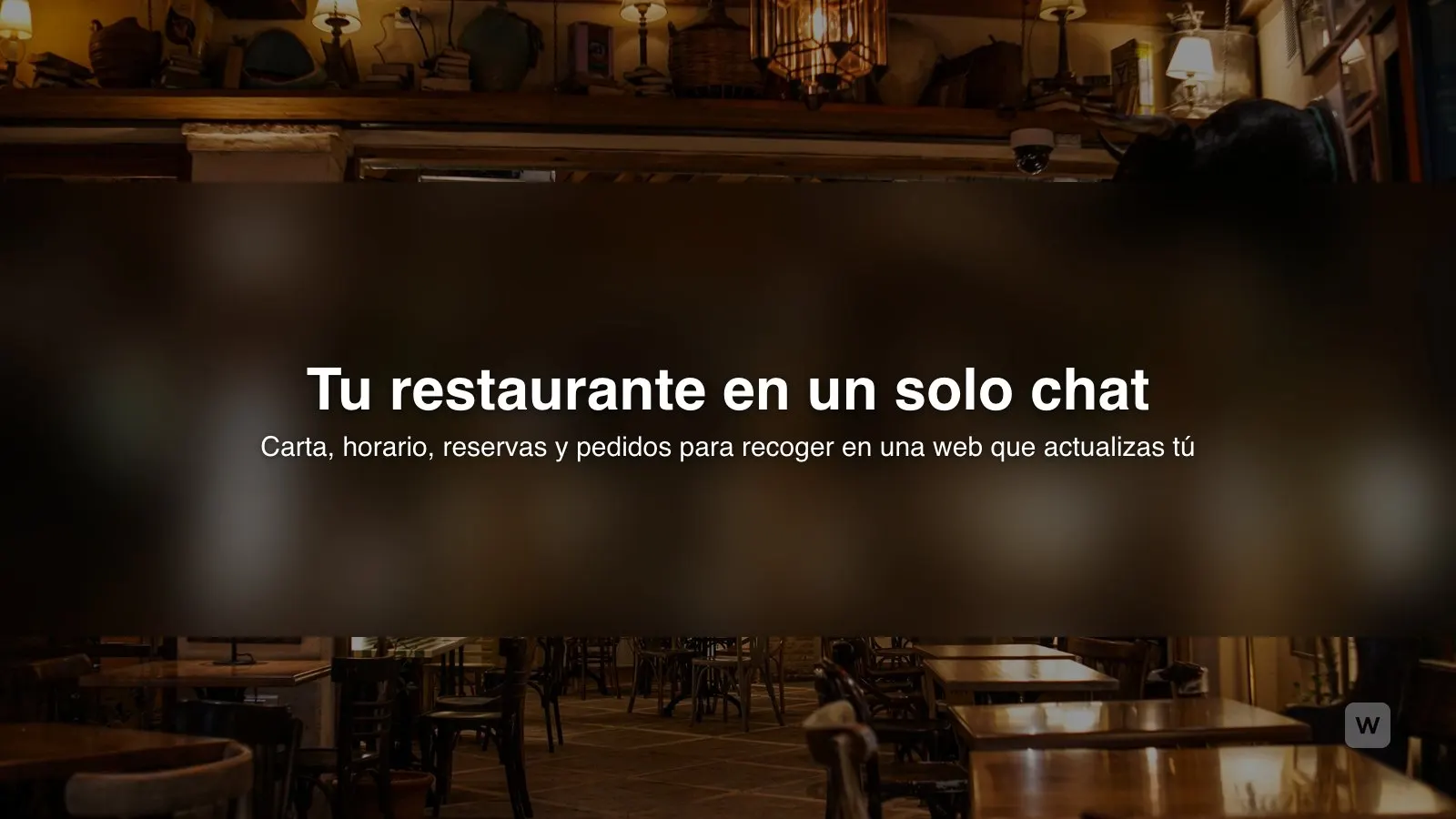 Página web para restaurante con IA: carta digital y pedidos