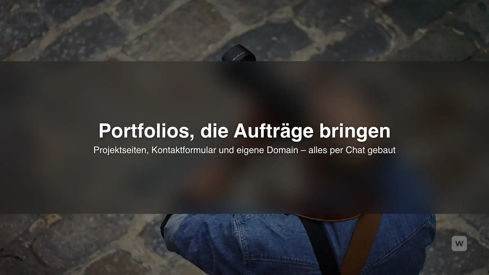 Portfolio-Website mit KI erstellen (mit Kontaktformular)