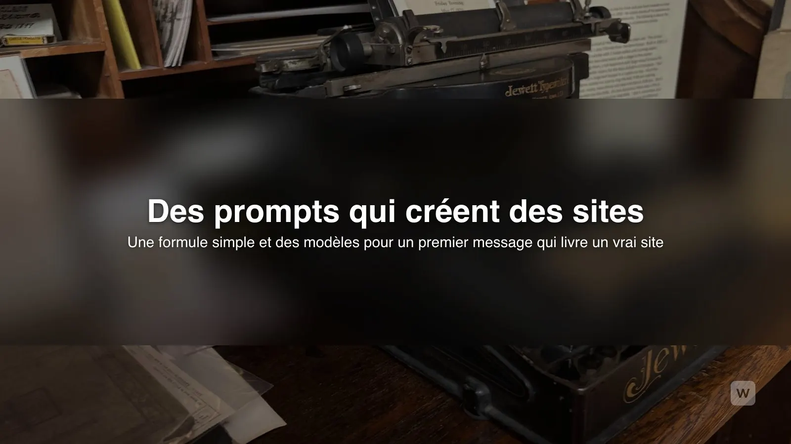 Prompts pour créer un site avec l'IA : modèles efficaces