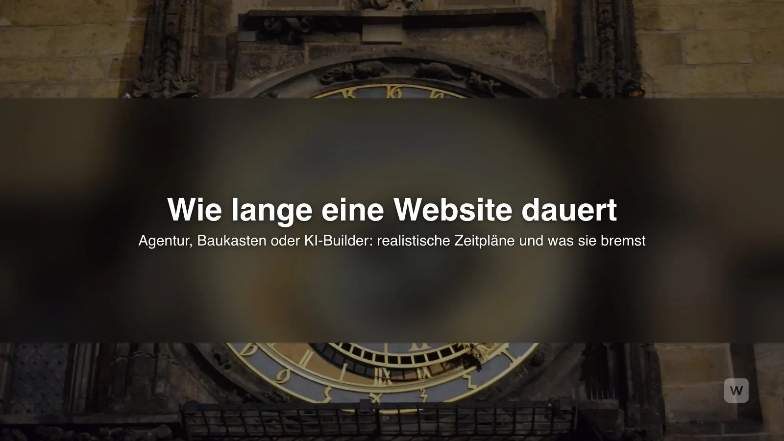 Wie lange dauert eine Website? Realistische Zeitpläne 2026