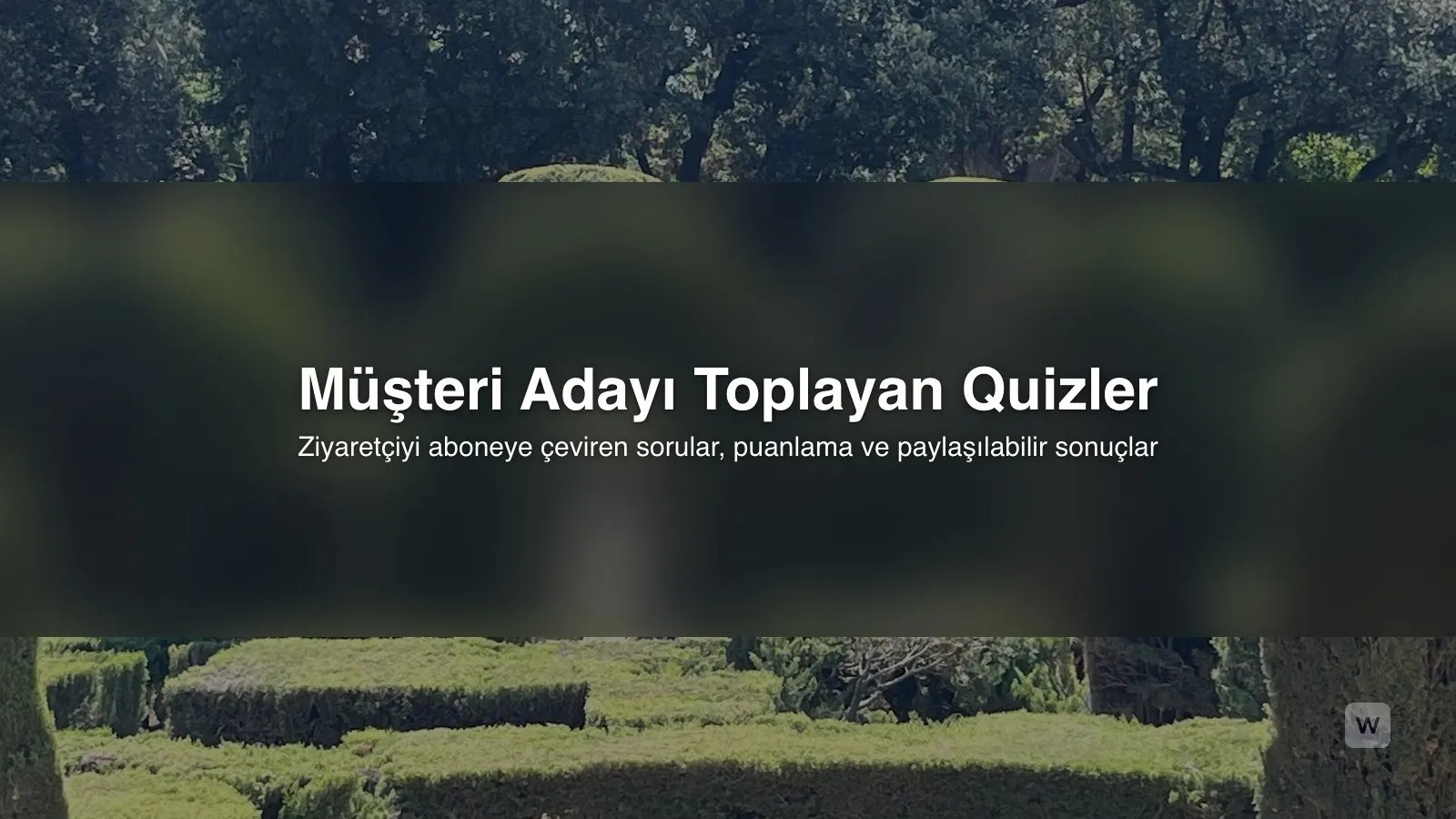 Yapay Zeka ile Quiz Hazırlama: Müşteri Adayı Topla