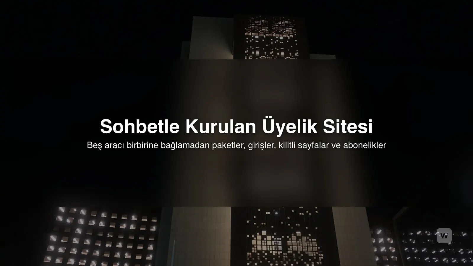 Yapay Zeka ile Üyelik Sitesi Kurma: Ücretli Abonelik