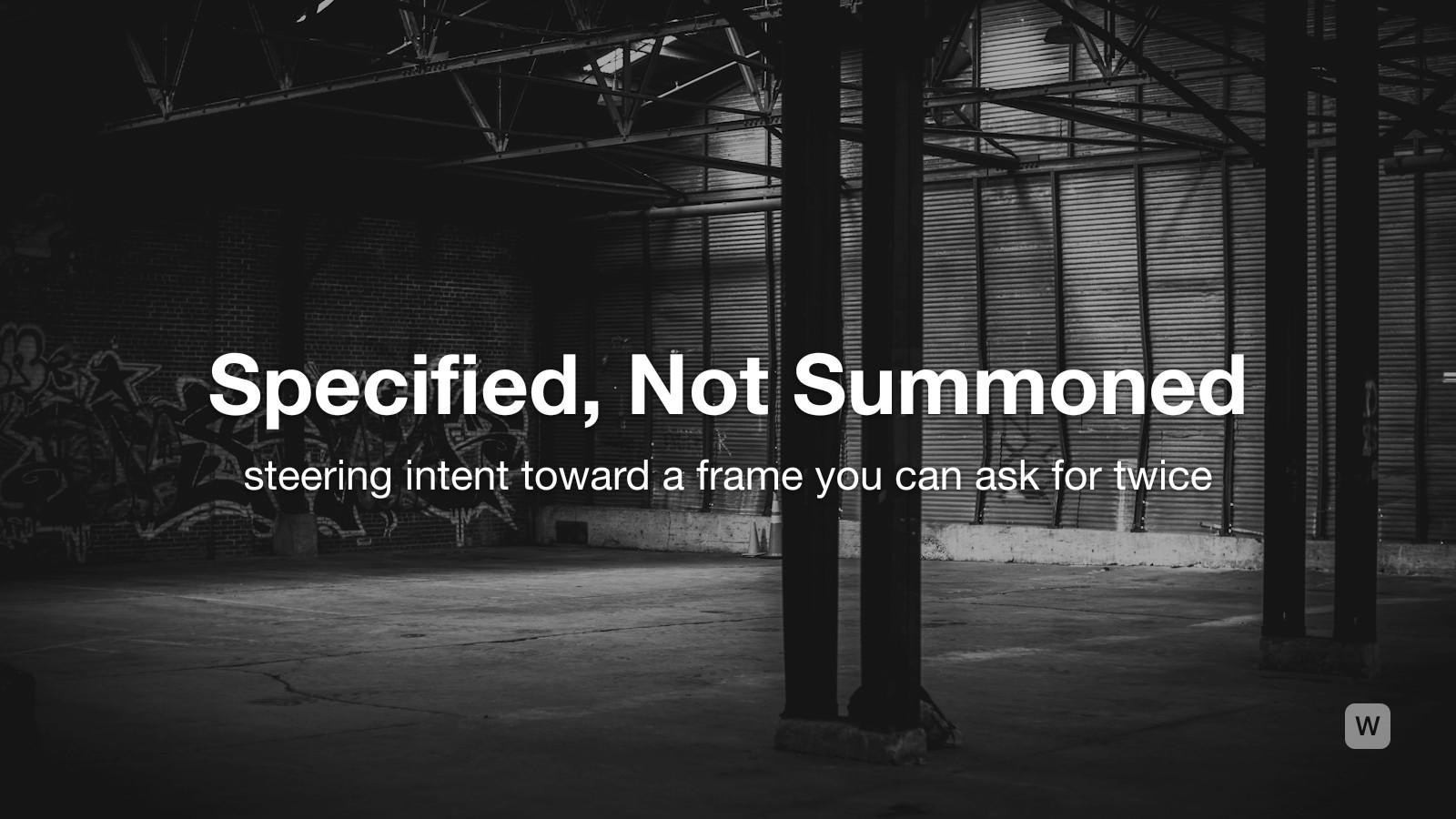 The Craft of Prompt-to-Image: Specifying a Picture