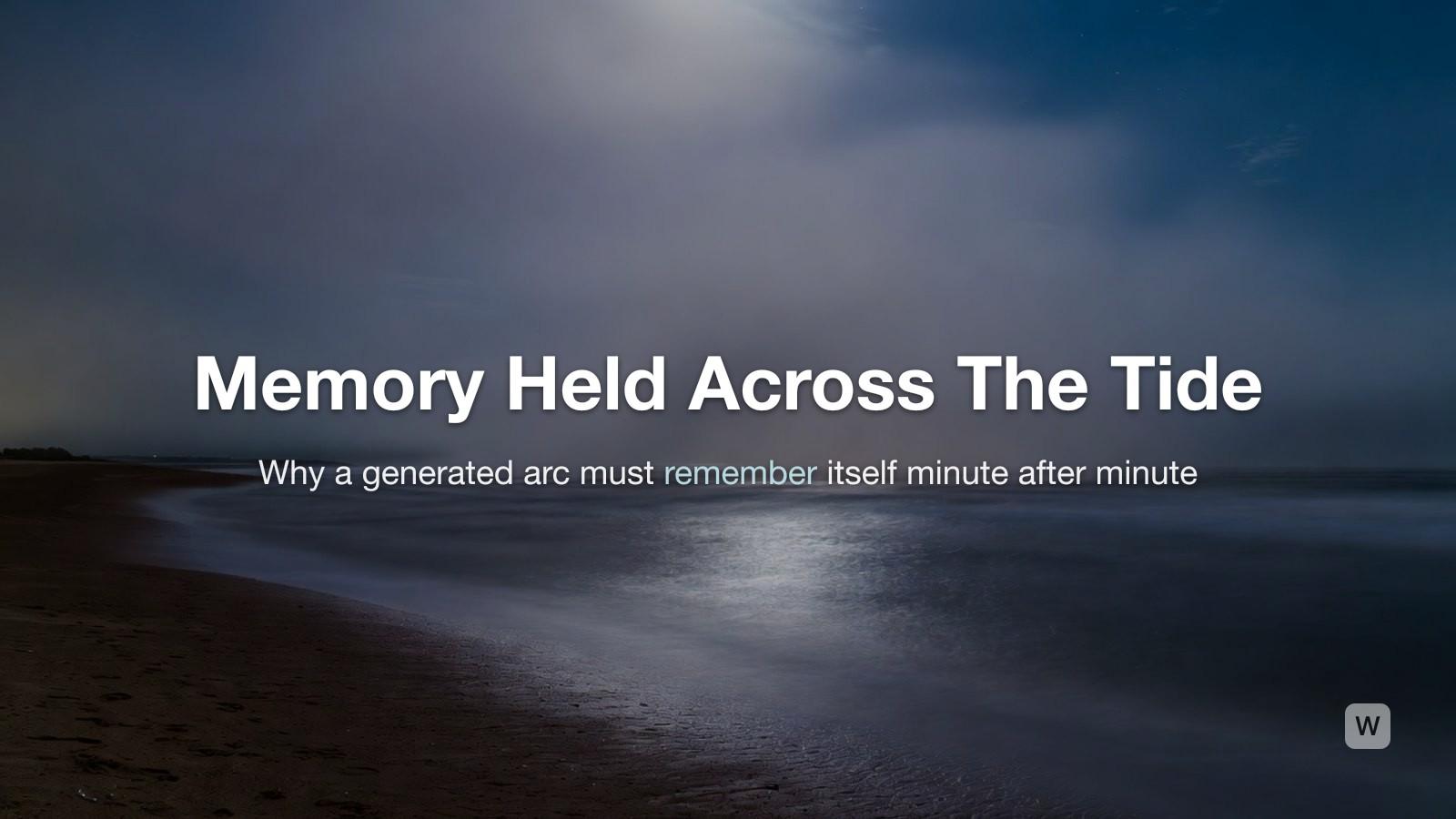 Time, Tension, and the Long-Form Problem in Generated Music