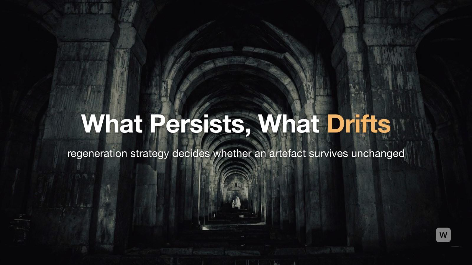 Output Durability and the Regeneration Tradeoff in AI Pipelines