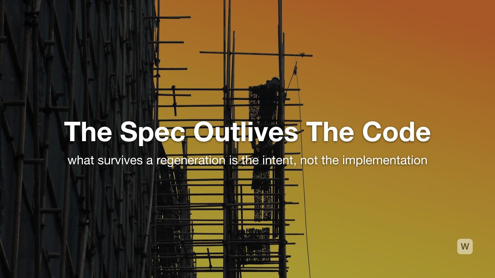 Spec-Driven Development: When the Spec Becomes the Product